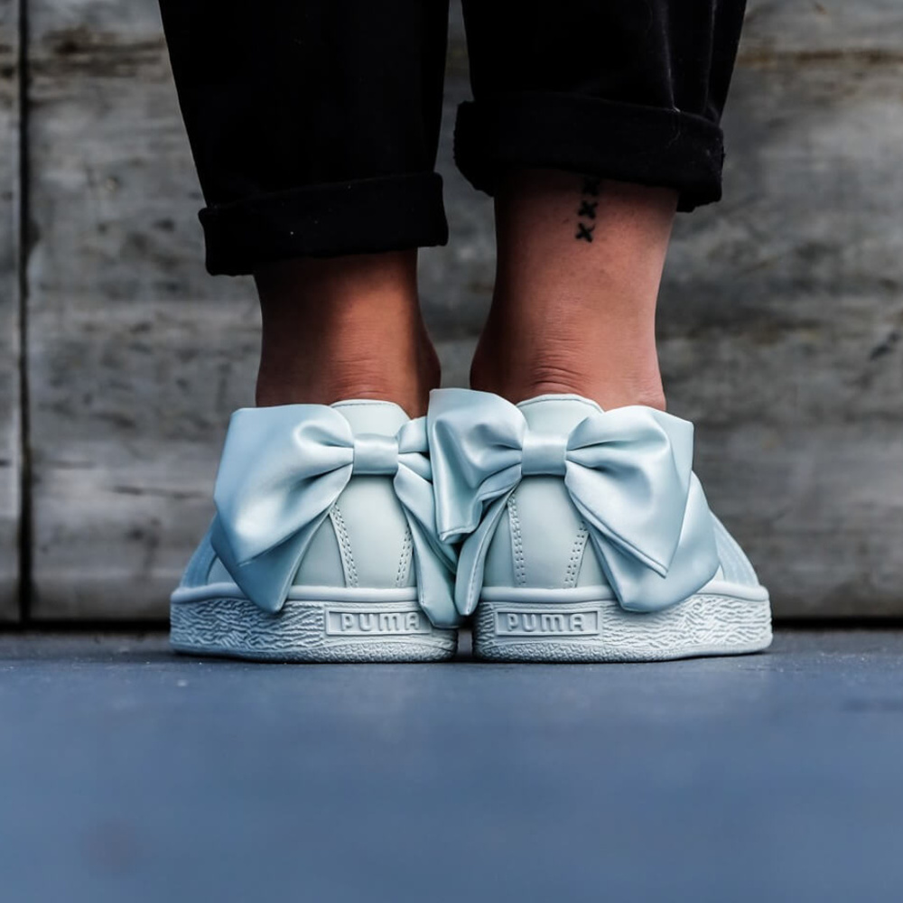 PUMA Bow Leather Sneakers - Picture 6 of 8